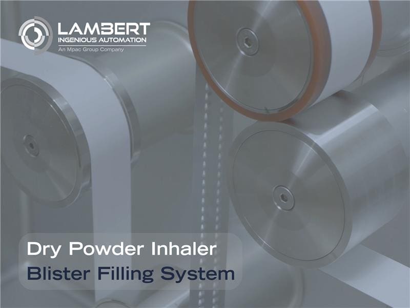 Mpac Dry Powder Inhaler Blister Filling System